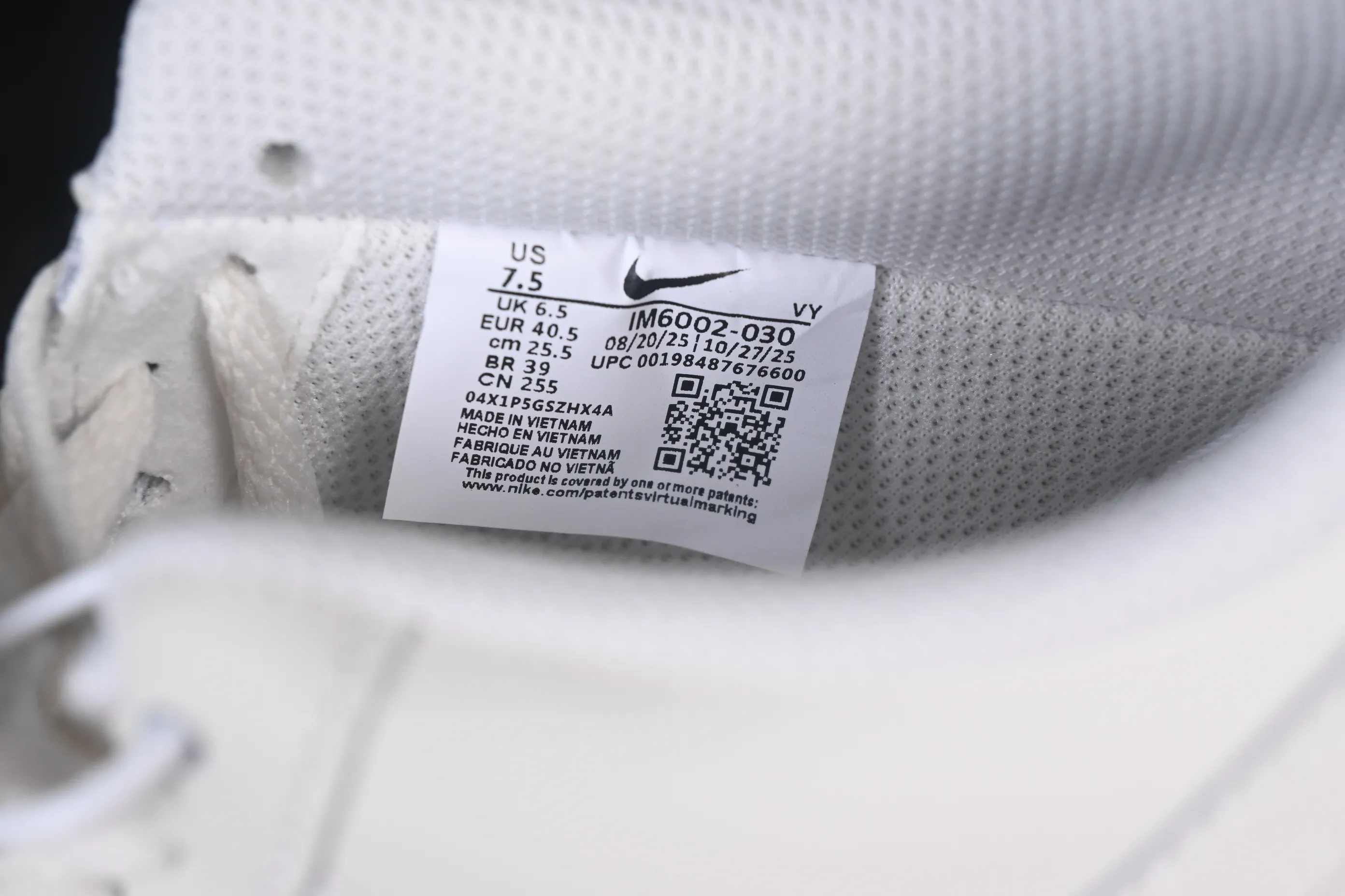 All categories Nk Air Force 1 Air Force series Nk Air Force 1 Low Air Force low-top Nike Air Force 1'07 Low Air Force 1 low-top casual sneakers IM6002-030